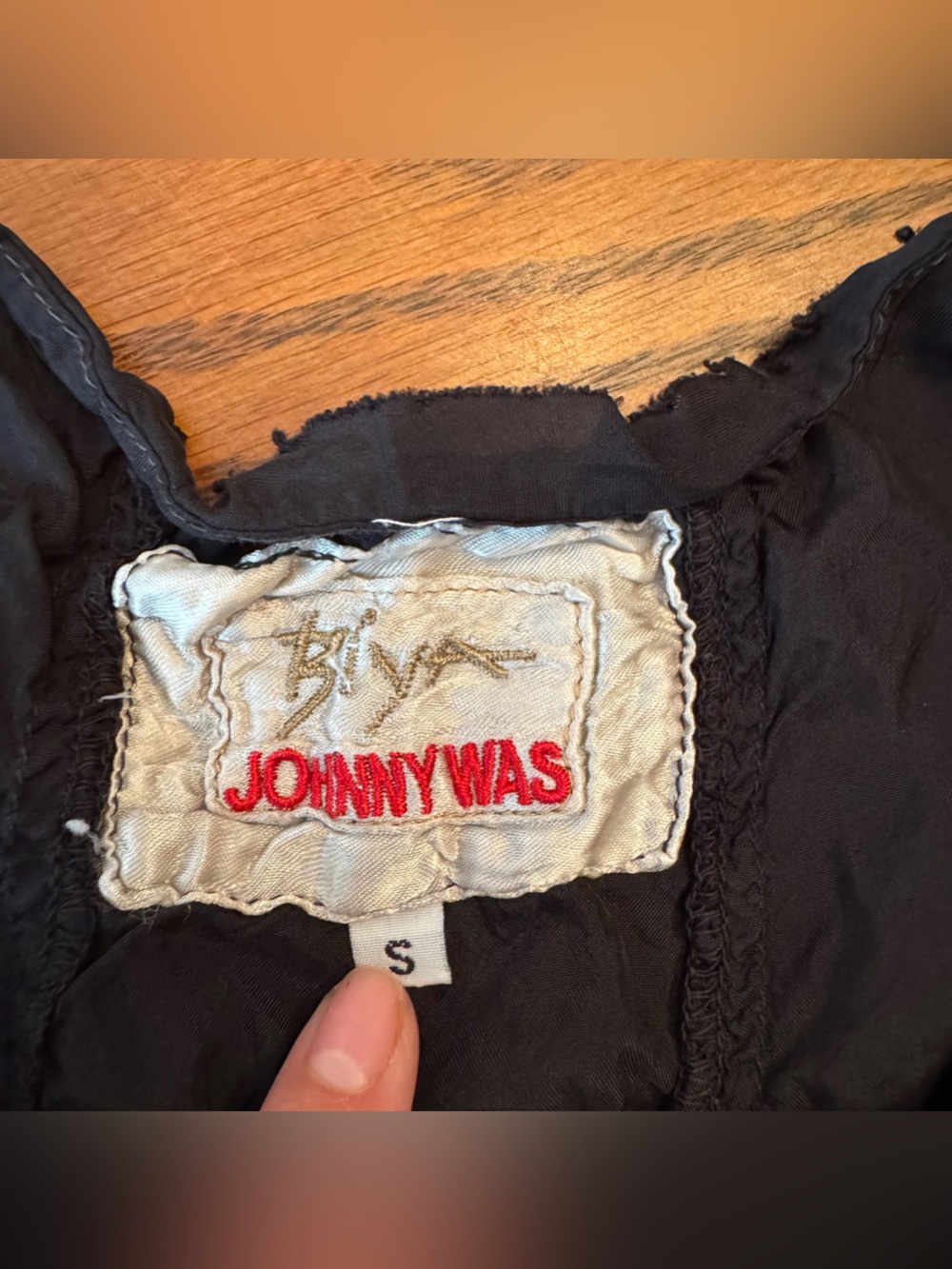 Johnny Was black Biwa top - Picture 3 of 11
